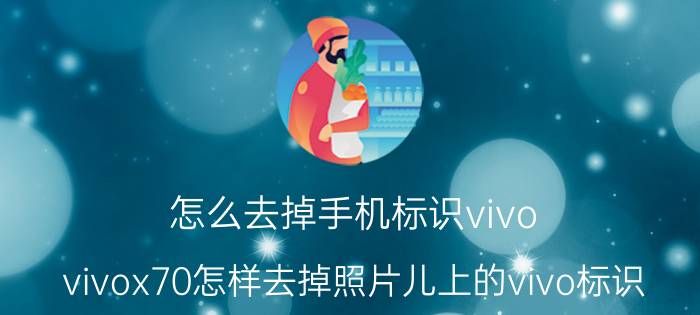 怎么去掉手机标识vivo vivox70怎样去掉照片儿上的vivo标识？